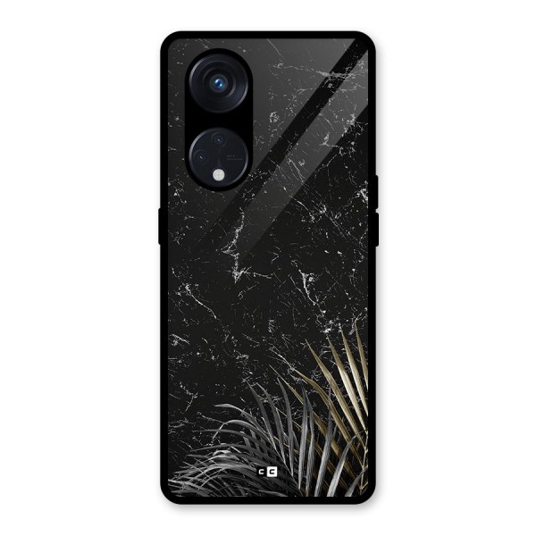 Awesome Royal Marble Glass Back Case for Reno8 T 5G