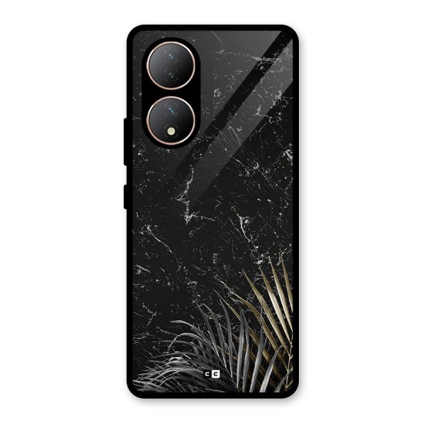 Awesome Royal Marble Glass Back Case for Vivo T2