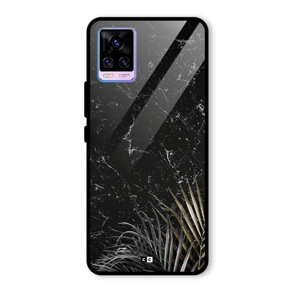 Awesome Royal Marble Glass Back Case for Vivo V20 Pro