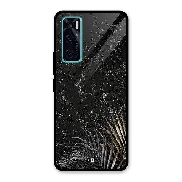 Awesome Royal Marble Glass Back Case for Vivo V20 SE