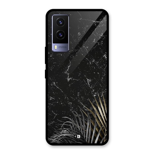 Awesome Royal Marble Glass Back Case for Vivo V21e 5G