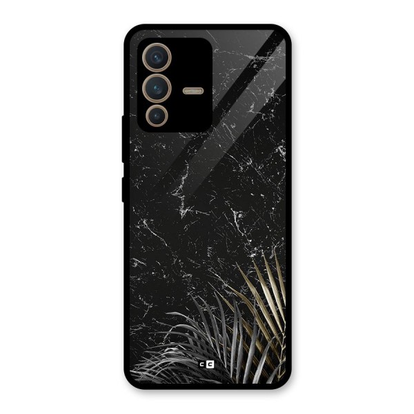 Awesome Royal Marble Glass Back Case for Vivo V23 5G