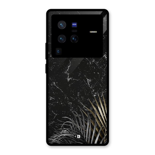 Awesome Royal Marble Glass Back Case for Vivo X80 Pro