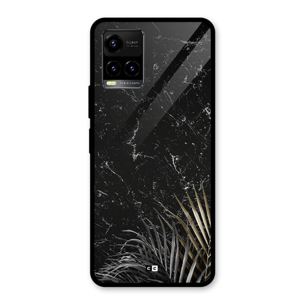 Awesome Royal Marble Glass Back Case for Vivo Y21G