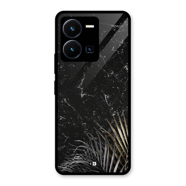 Awesome Royal Marble Glass Back Case for Vivo Y35