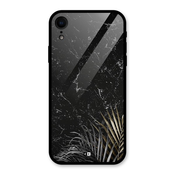 Awesome Royal Marble Glass Back Case for iPhone XR