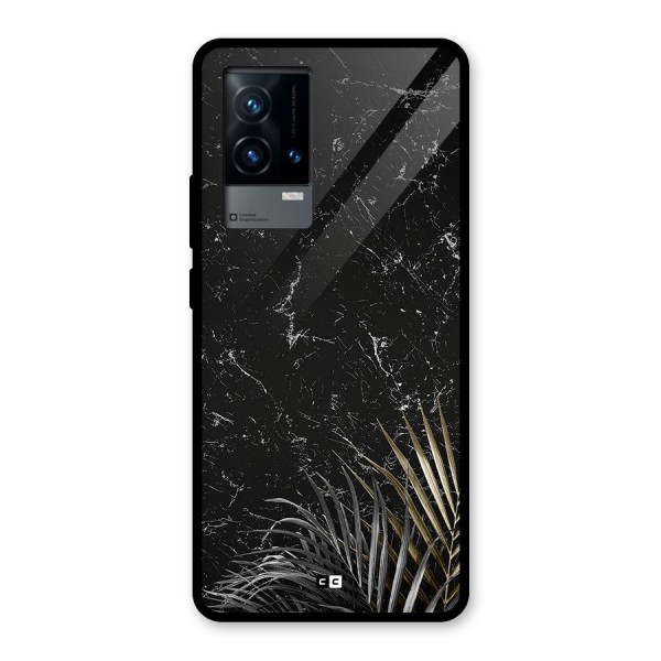 Awesome Royal Marble Glass Back Case for iQOO 9 5G