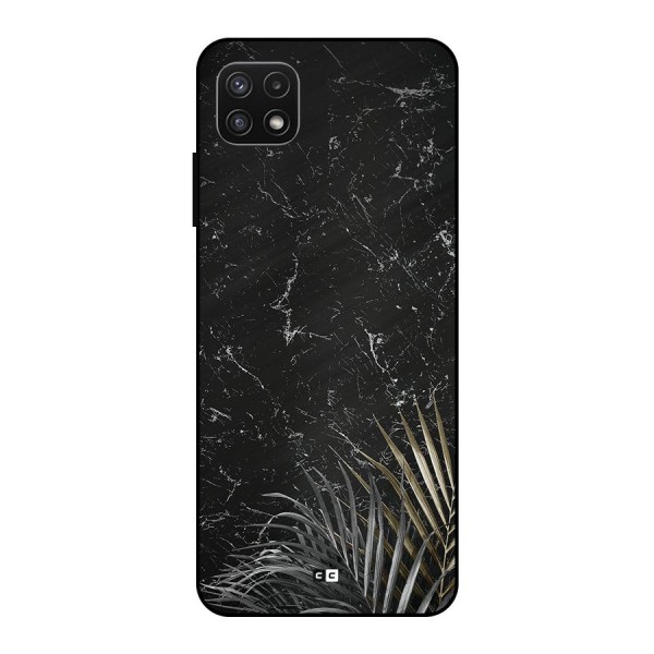 Awesome Royal Marble Metal Back Case for Galaxy A22 5G