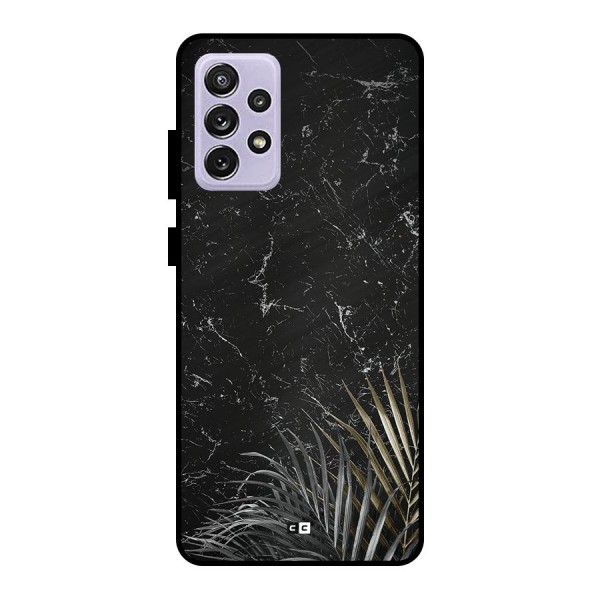 Awesome Royal Marble Metal Back Case for Galaxy A72