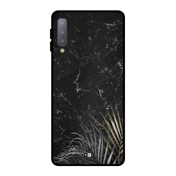 Awesome Royal Marble Metal Back Case for Galaxy A7 (2018)