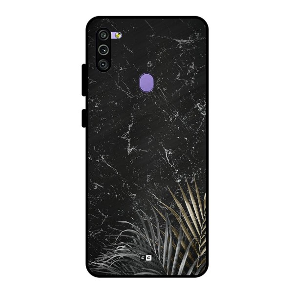 Awesome Royal Marble Metal Back Case for Galaxy M11