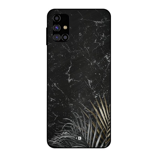 Awesome Royal Marble Metal Back Case for Galaxy M31s