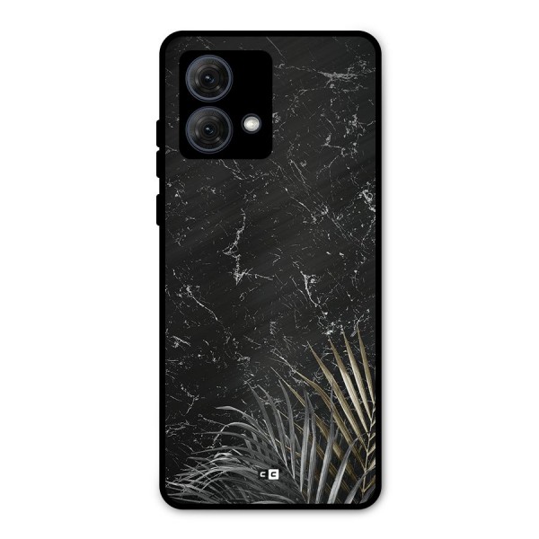 Awesome Royal Marble Metal Back Case for Moto G84