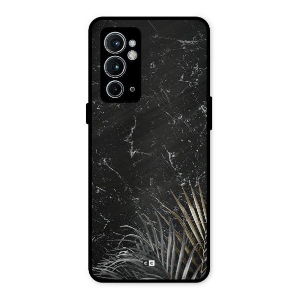 Awesome Royal Marble Metal Back Case for OnePlus 9RT 5G