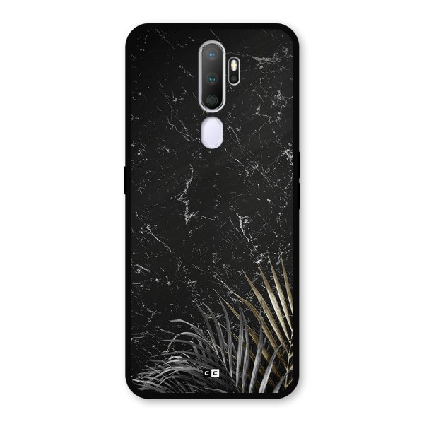 Awesome Royal Marble Metal Back Case for Oppo A9 (2020)