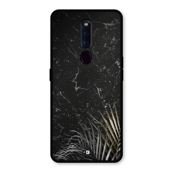 Awesome Royal Marble Metal Back Case for Oppo F11 Pro