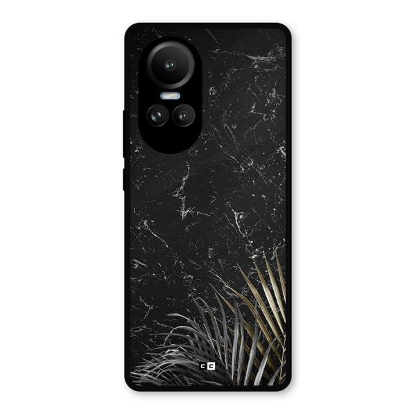 Awesome Royal Marble Metal Back Case for Oppo Reno10