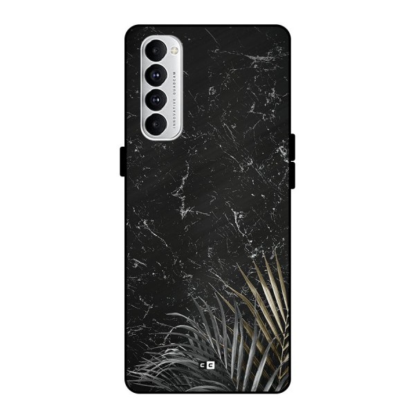 Awesome Royal Marble Metal Back Case for Oppo Reno4 Pro