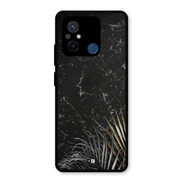 Awesome Royal Marble Metal Back Case for Poco C55