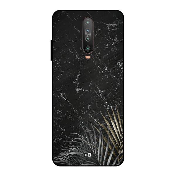 Awesome Royal Marble Metal Back Case for Poco X2