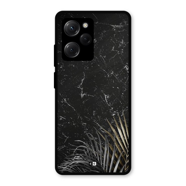 Awesome Royal Marble Metal Back Case for Poco X5 Pro