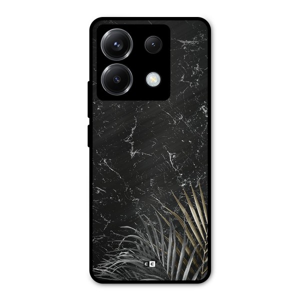 Awesome Royal Marble Metal Back Case for Poco X6