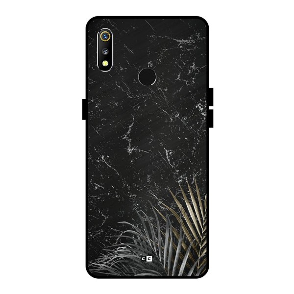 Awesome Royal Marble Metal Back Case for Realme 3