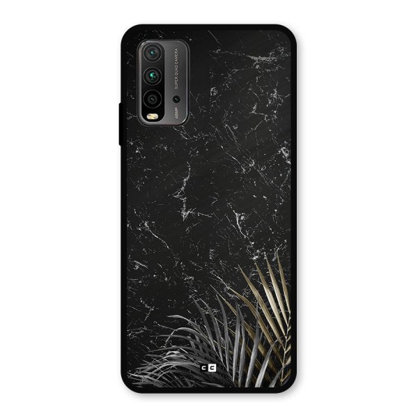 Awesome Royal Marble Metal Back Case for Redmi 9 Power