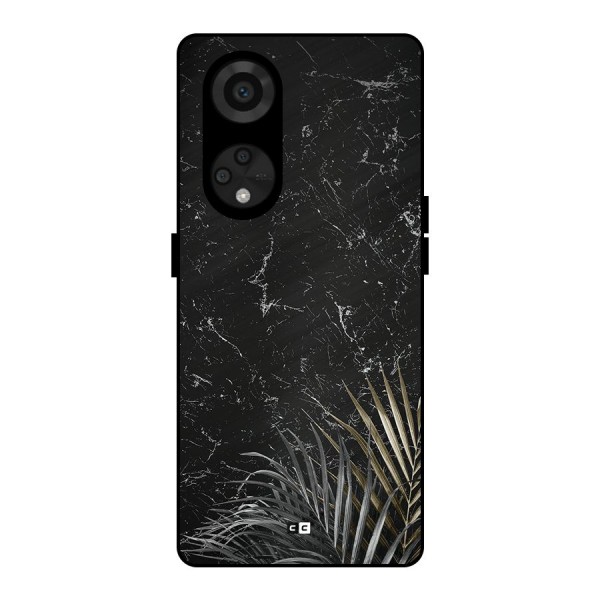 Awesome Royal Marble Metal Back Case for Reno8 T 5G