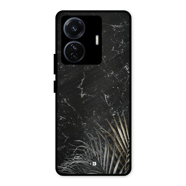 Awesome Royal Marble Metal Back Case for Vivo T1 Pro