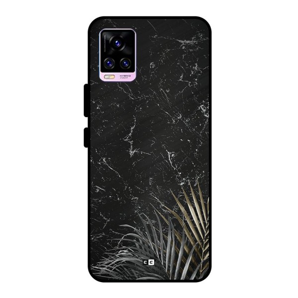 Awesome Royal Marble Metal Back Case for Vivo V20 Pro