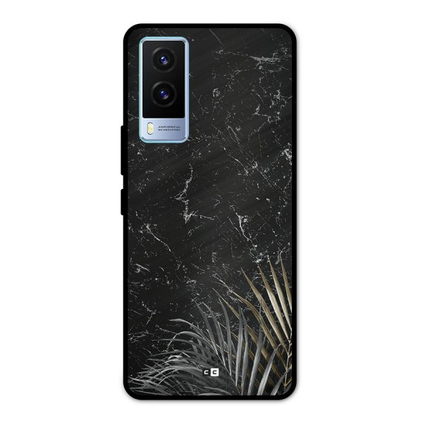 Awesome Royal Marble Metal Back Case for Vivo V21e 5G