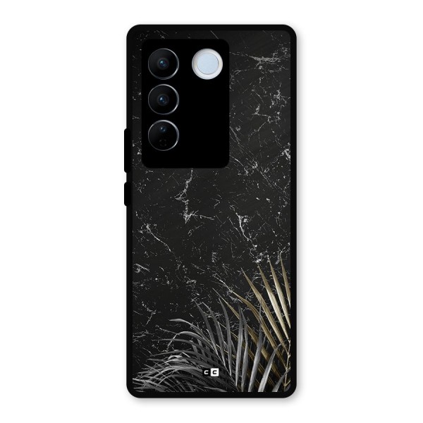 Awesome Royal Marble Metal Back Case for Vivo V27