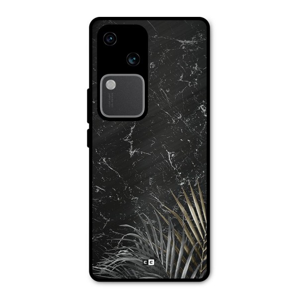 Awesome Royal Marble Metal Back Case for Vivo V30