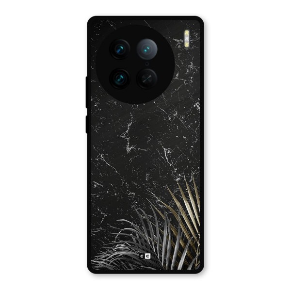 Awesome Royal Marble Metal Back Case for Vivo X90 Pro