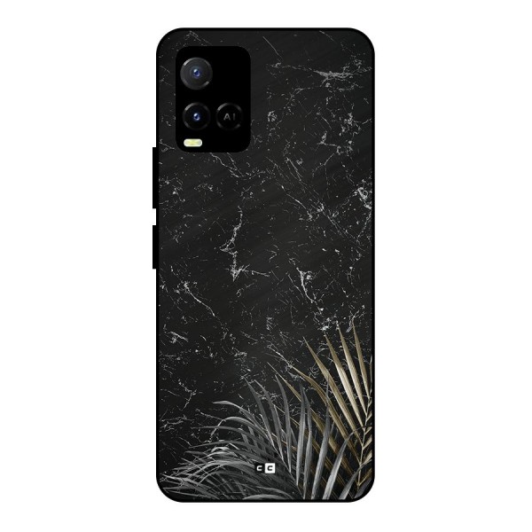 Awesome Royal Marble Metal Back Case for Vivo Y21G