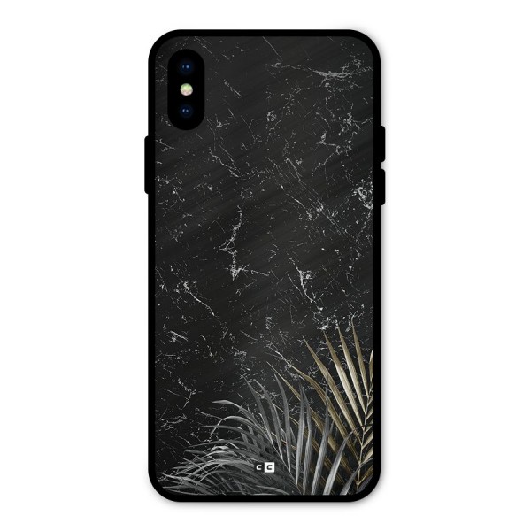 Awesome Royal Marble Metal Back Case for iPhone X