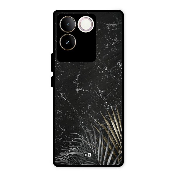 Awesome Royal Marble Metal Back Case for iQOO Z7 Pro