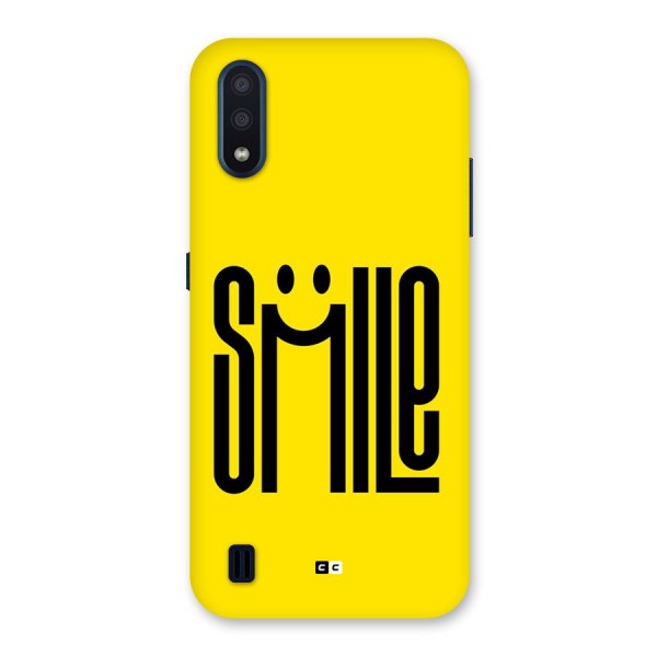 Awesome Smile Back Case for Galaxy M01