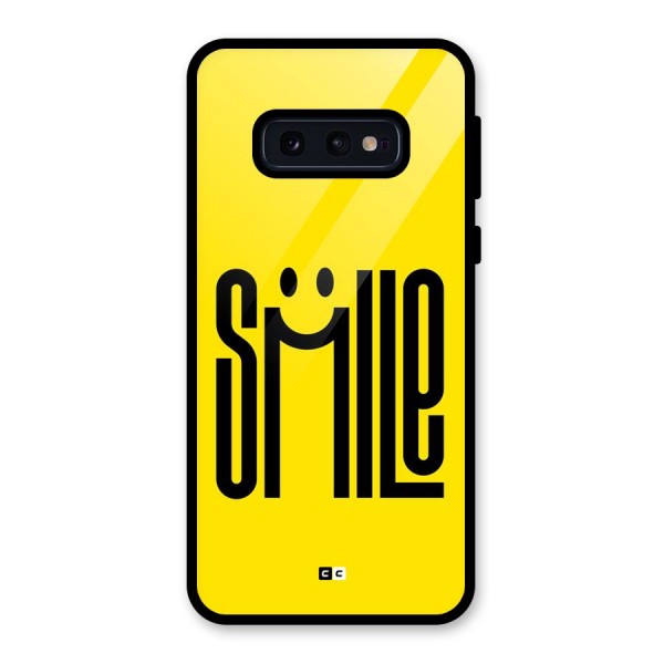 Awesome Smile Glass Back Case for Galaxy S10e