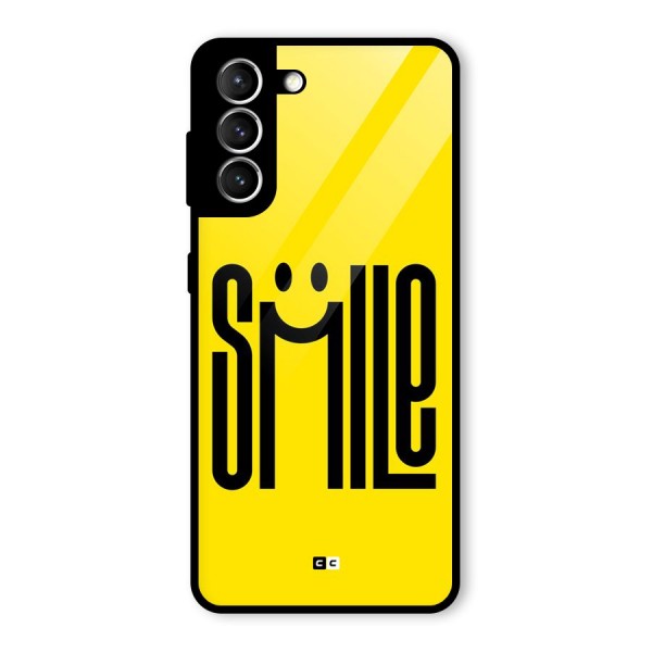 Awesome Smile Glass Back Case for Galaxy S21 5G