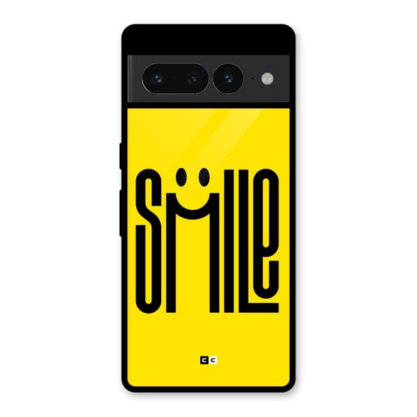 Awesome Smile Glass Back Case for Google Pixel 7 Pro