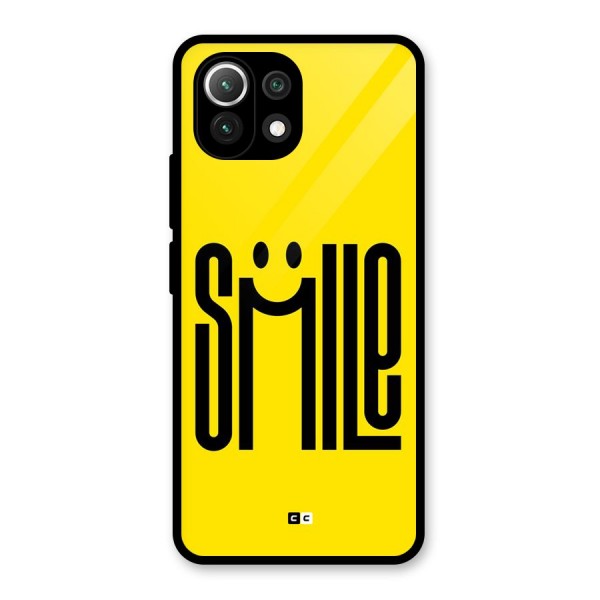 Awesome Smile Glass Back Case for Mi 11 Lite