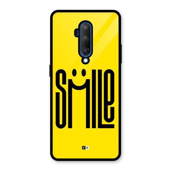 Awesome Smile Glass Back Case for OnePlus 7T Pro