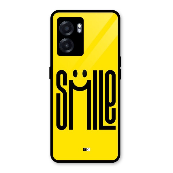 Awesome Smile Glass Back Case for Oppo K10 (5G)