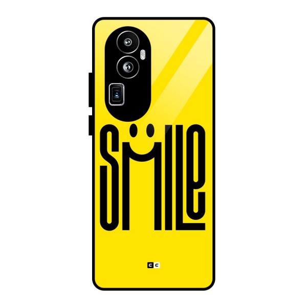 Awesome Smile Glass Back Case for Oppo Reno10 Pro Plus