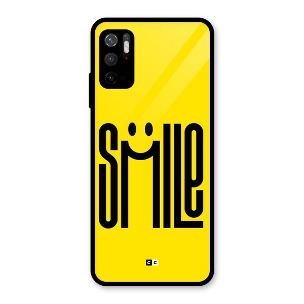 Awesome Smile Glass Back Case for Poco M3 Pro 5G