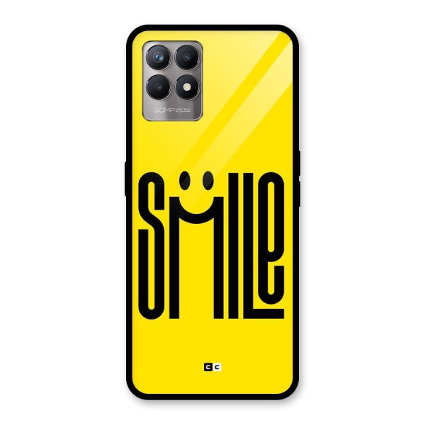 Awesome Smile Glass Back Case for Realme 8i