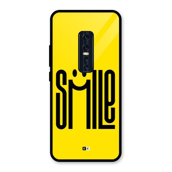 Awesome Smile Glass Back Case for Vivo V17 Pro