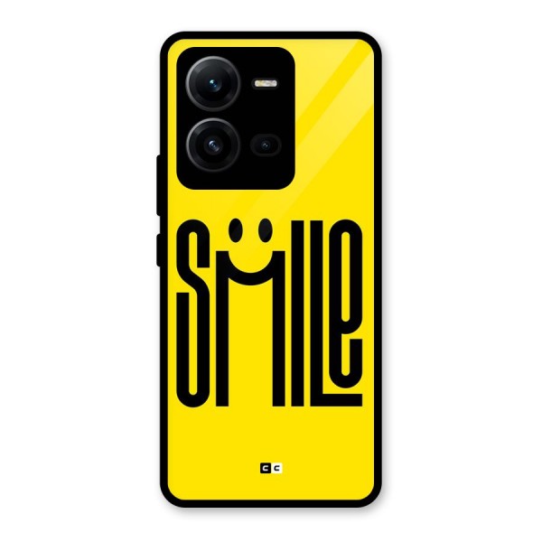 Awesome Smile Glass Back Case for Vivo V25